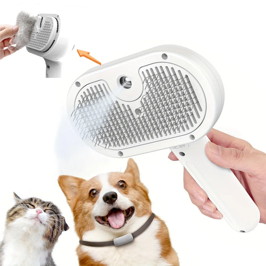 Pet Grooming Brush with Steam – Pawspire