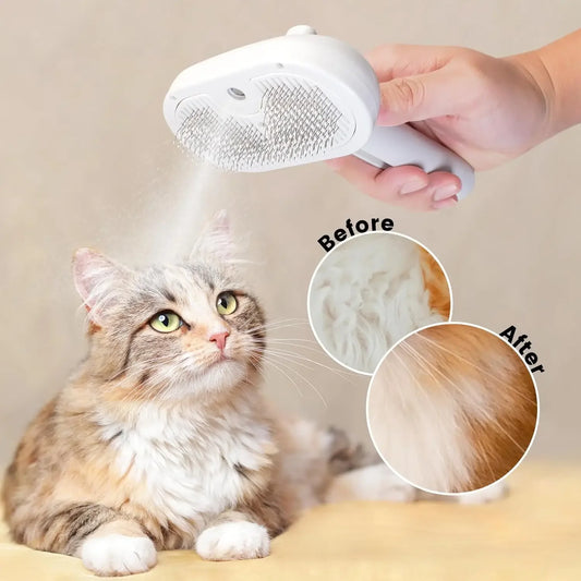 Pet Grooming Brush with Steam – Pawspire