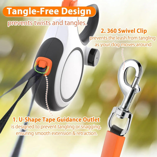 Adjustable Dog Collar Leash for Walking – Pawspire